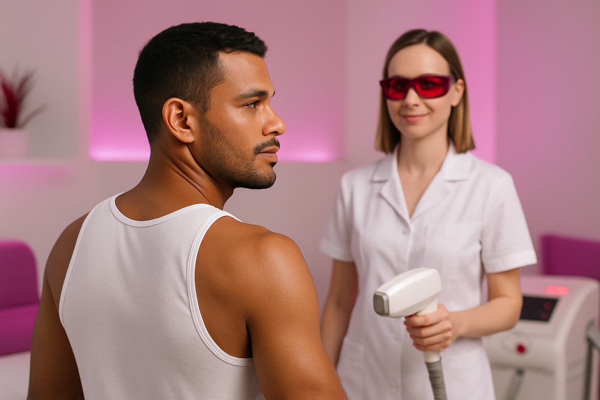 Axilas Masculino — depilação a laser na Loren Laser